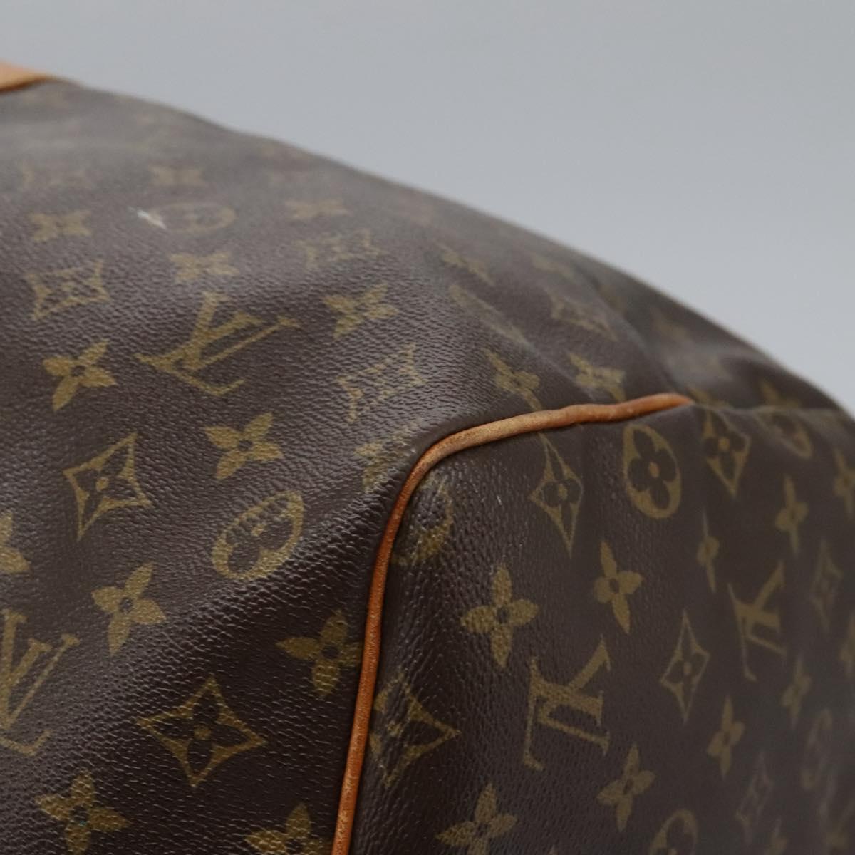 LOUIS VUITTON Monogram Keepall 60 Boston Bag M41422 LV Auth BD1893