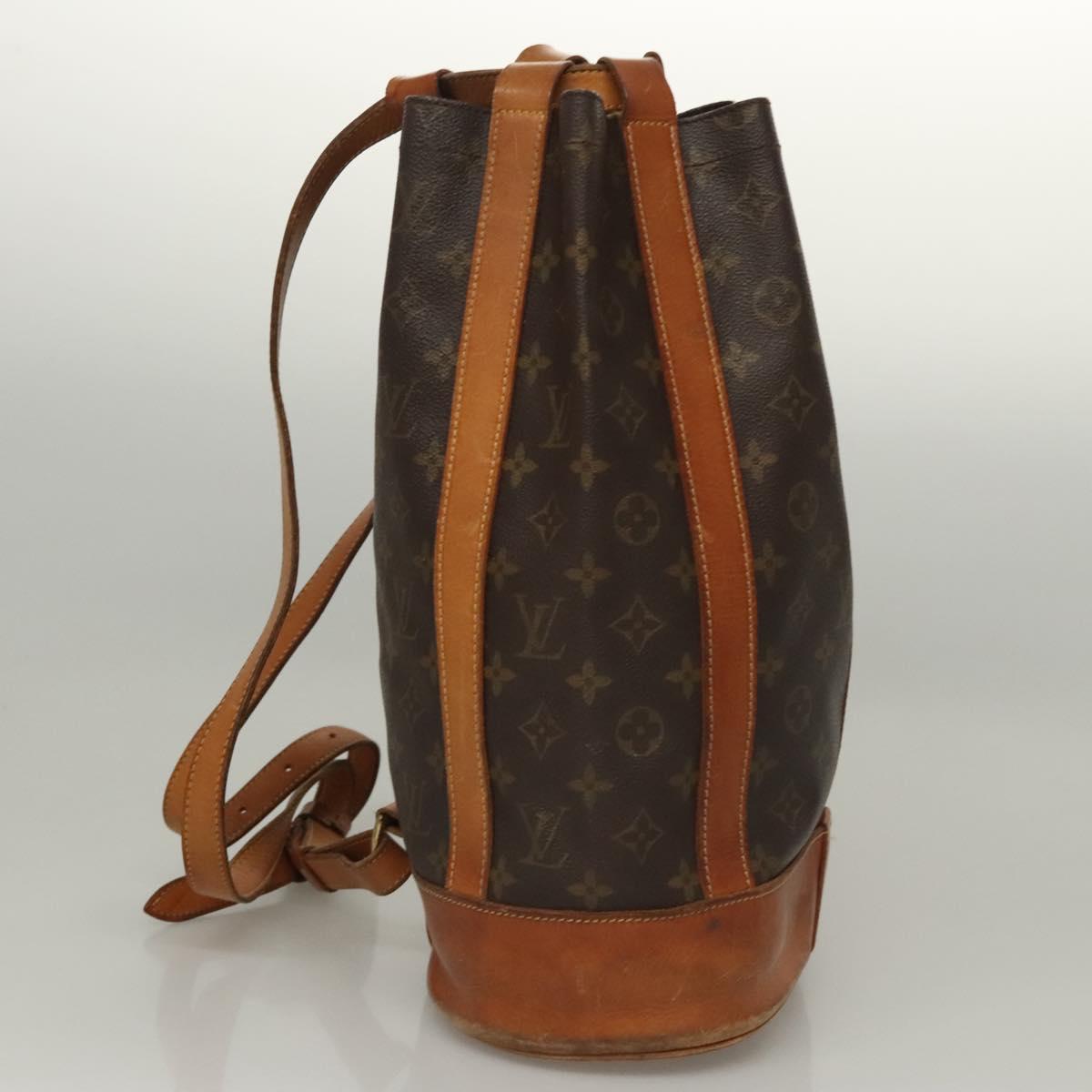 LOUIS VUITTON Monogram Randonnee PM Shoulder Bag M42243 LV Auth BD1903