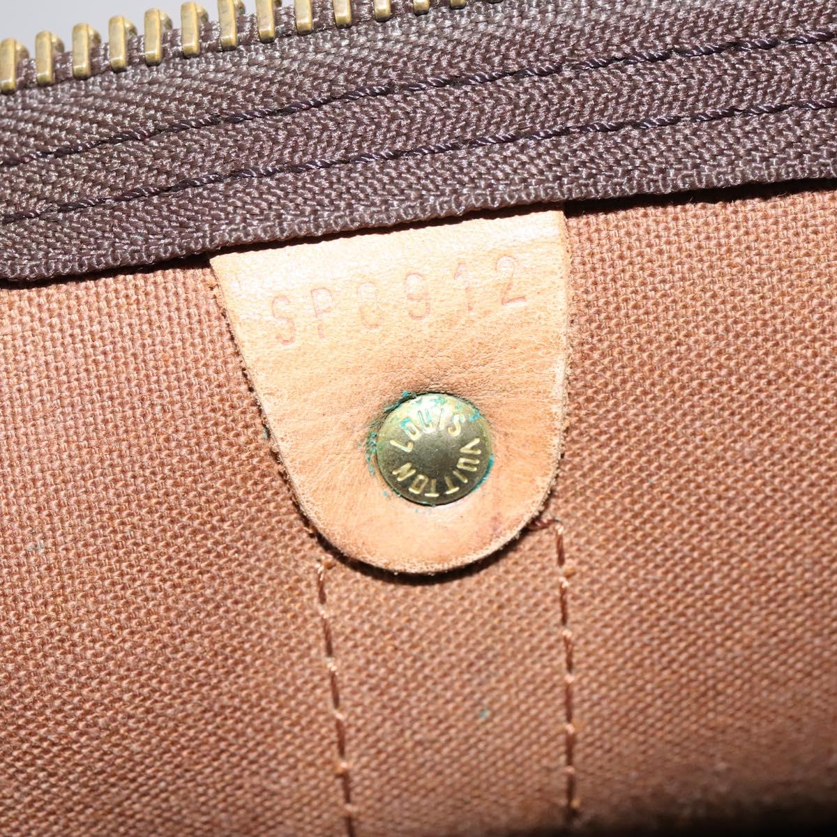 LOUIS VUITTON Monogram Keepall 50 Boston Bag M41426 LV Auth BD1916
