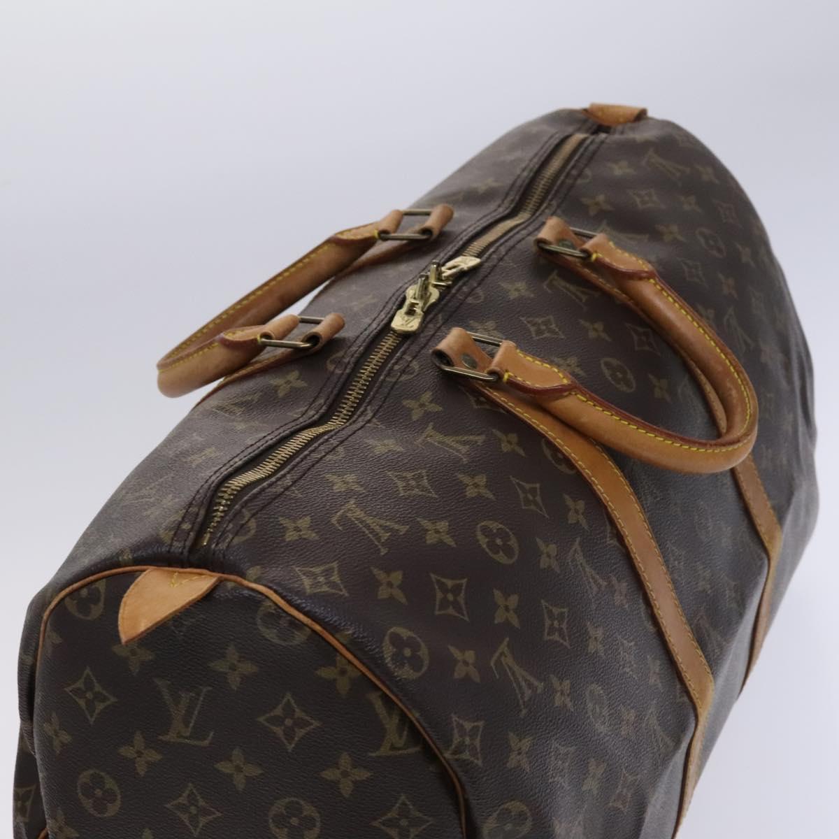 LOUIS VUITTON Monogram Keepall 50 Boston Bag M41426 LV Auth BD1916
