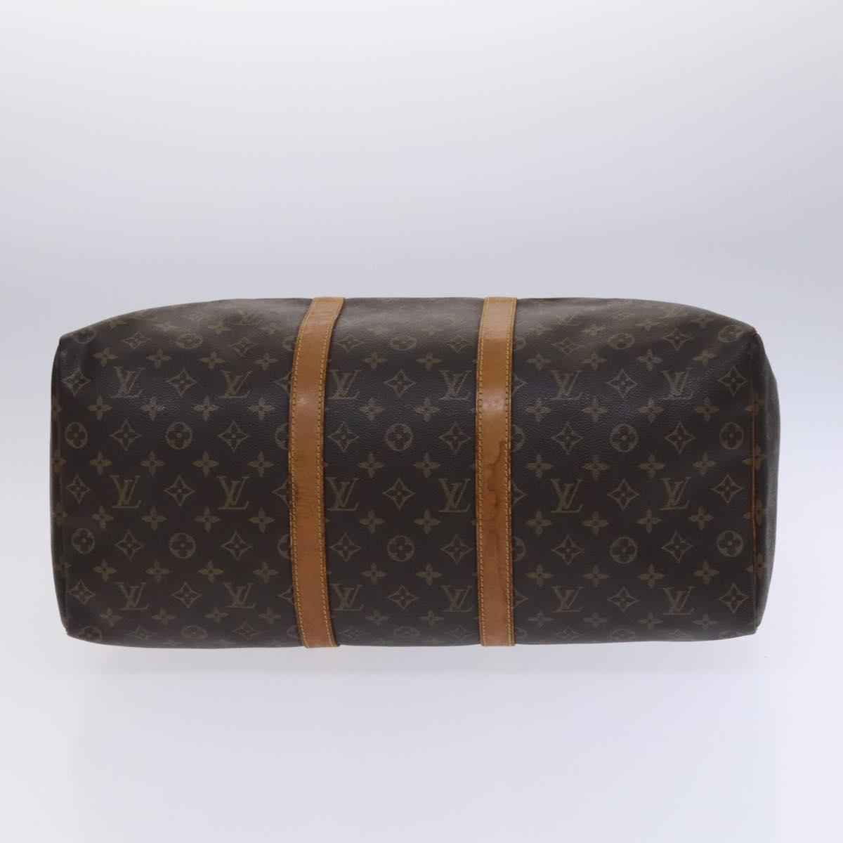 LOUIS VUITTON Monogram Keepall 50 Boston Bag M41426 LV Auth BD1916