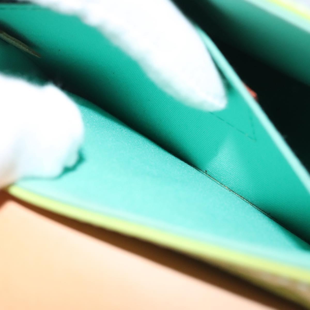 LOUIS VUITTON Vernis Biscayne Bay PM Shoulder Bag Peppermint M91289 Auth BD1918