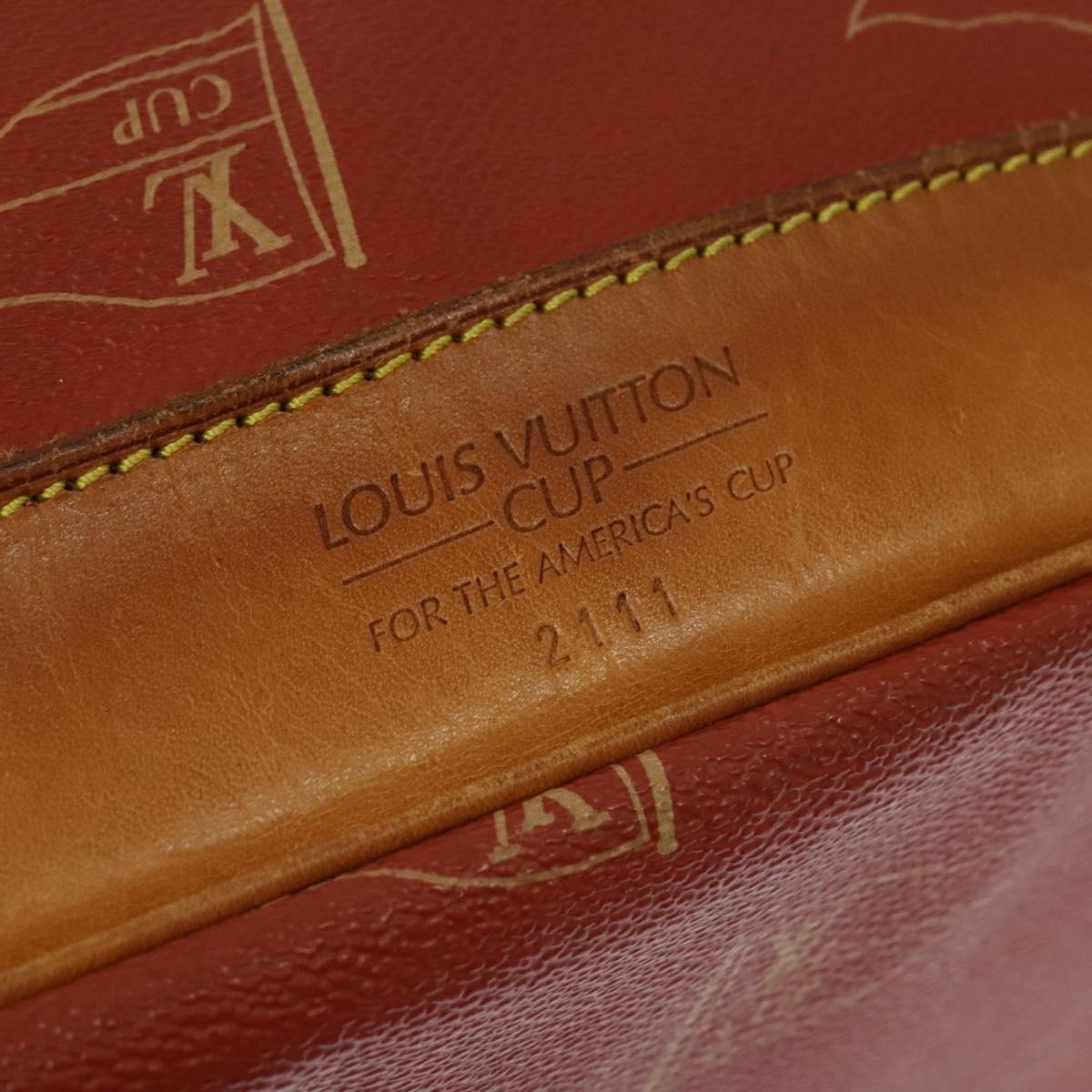 LOUIS VUITTON LV CUP Saint Tropez Shoulder Bag Red M80026 LV Auth BD1921