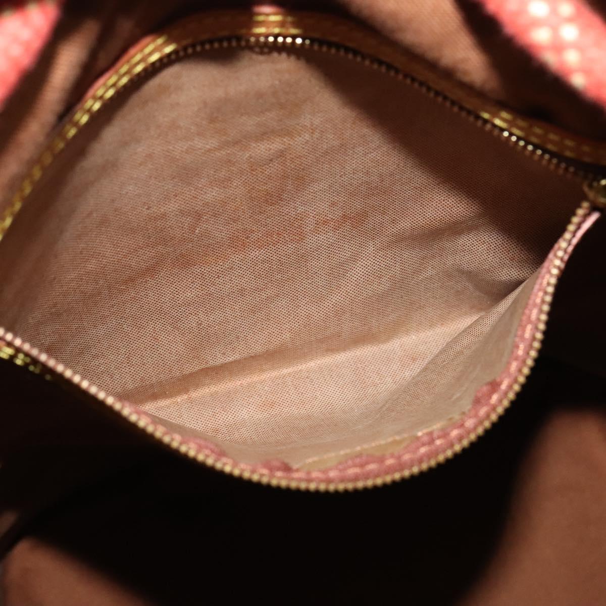 LOUIS VUITTON LV CUP Saint Tropez Shoulder Bag Red M80026 LV Auth BD1921