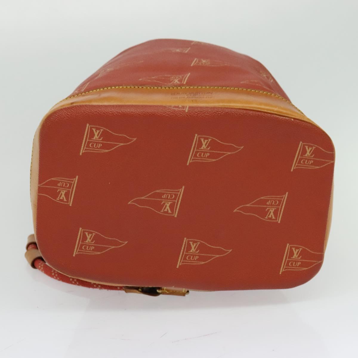 LOUIS VUITTON LV CUP Saint Tropez Shoulder Bag Red M80026 LV Auth BD1921