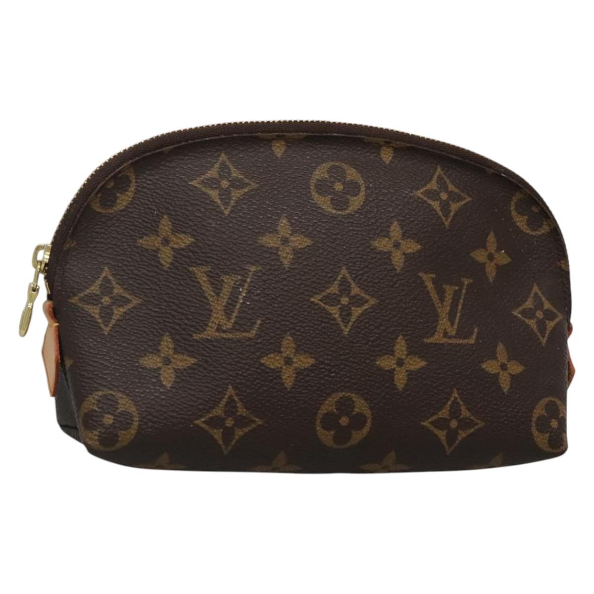 LOUIS VUITTON Monogram Pochette Cosmetic PM Cosmetic Pouch M47515 LV Auth BD1941