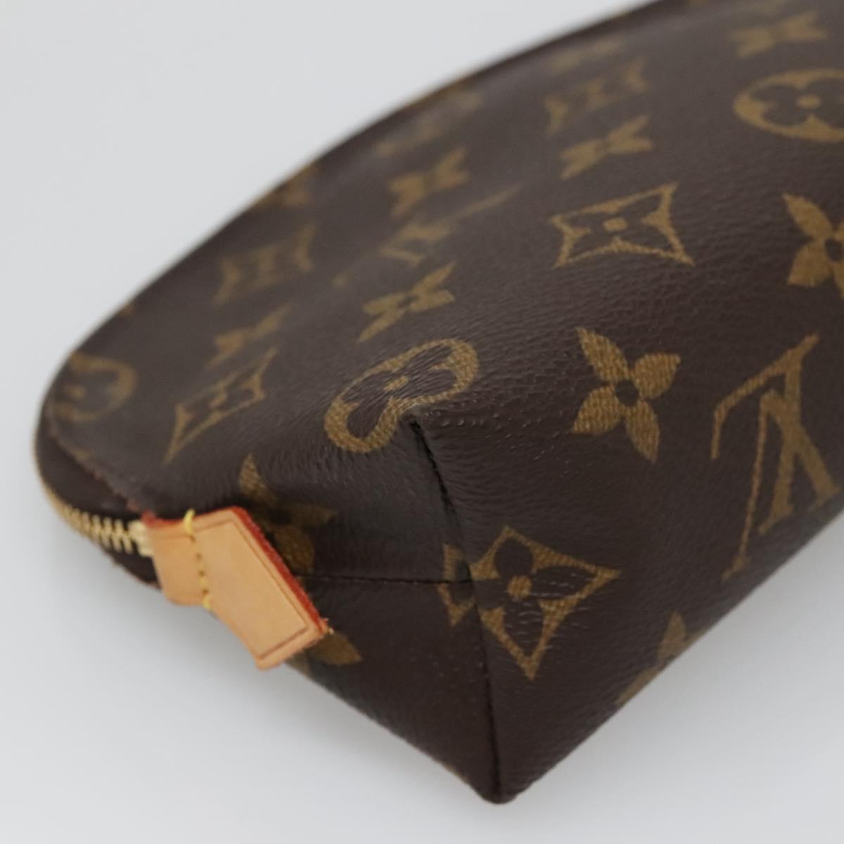 LOUIS VUITTON Monogram Pochette Cosmetic PM Cosmetic Pouch M47515 LV Auth BD1941