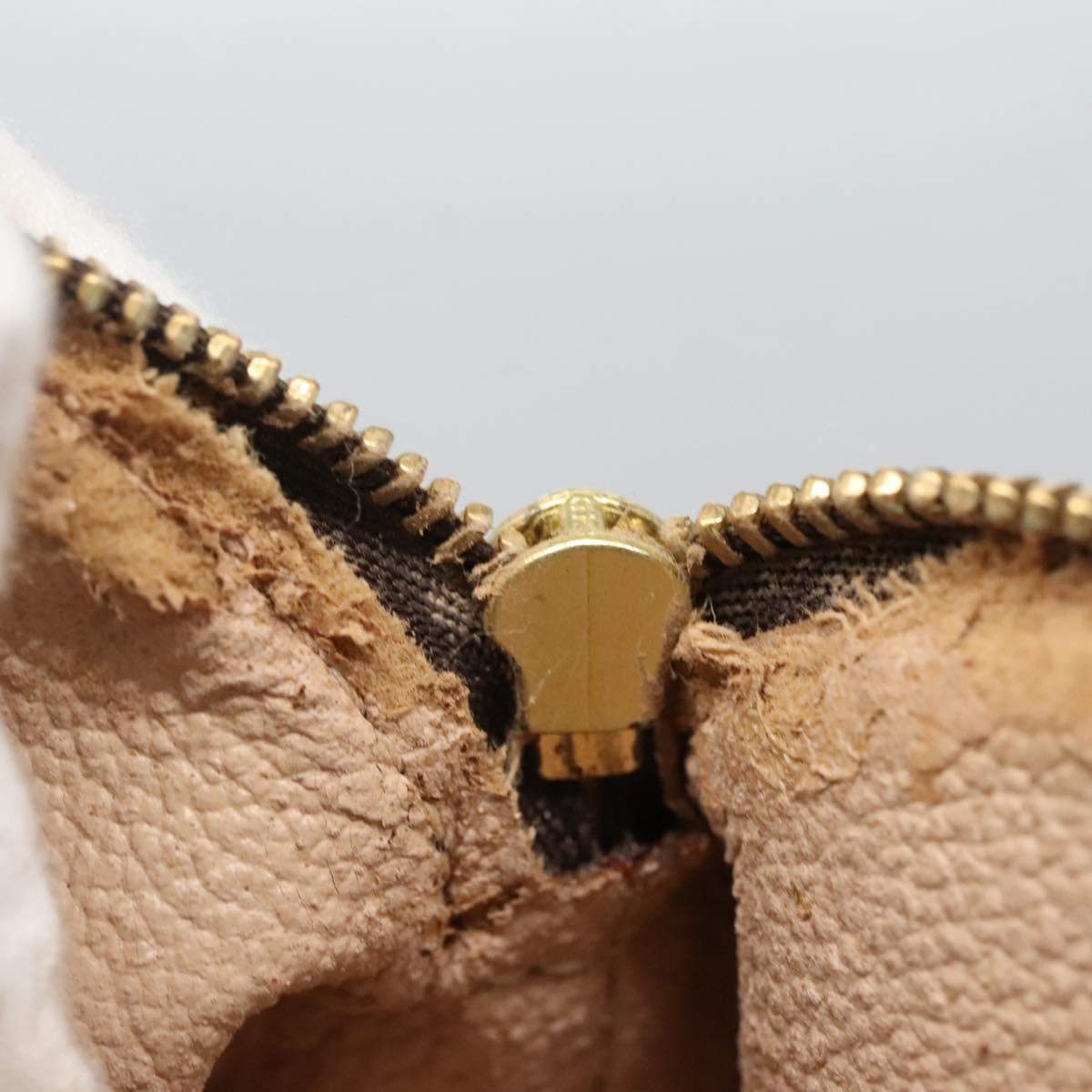 LOUIS VUITTON Monogram Pochette Cosmetic PM Cosmetic Pouch M47515 LV Auth BD1941