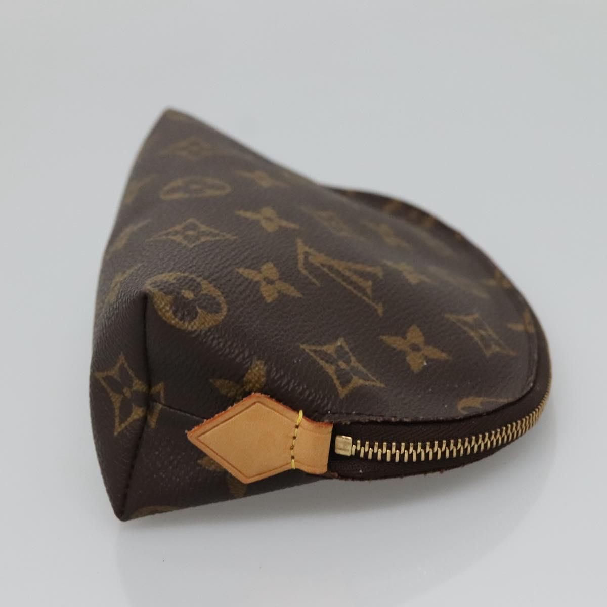 LOUIS VUITTON Monogram Pochette Cosmetic PM Cosmetic Pouch M47515 LV Auth BD1941