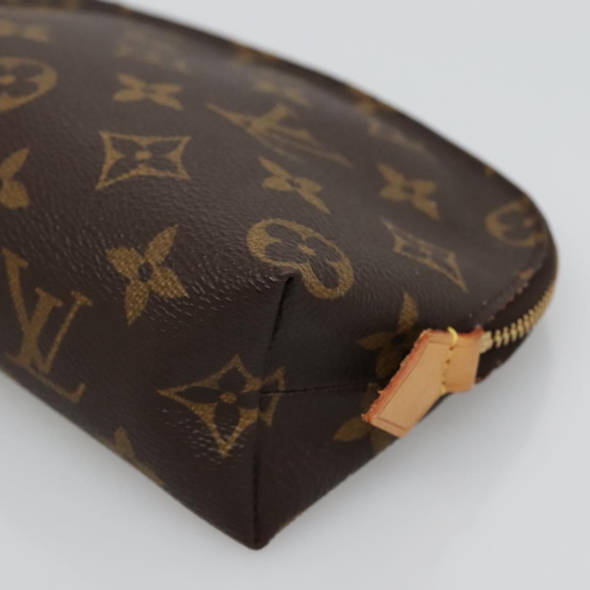 LOUIS VUITTON Monogram Pochette Cosmetic PM Cosmetic Pouch M47515 LV Auth BD1941