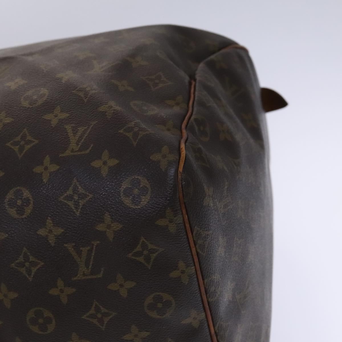 LOUIS VUITTON Monogram Keepall 60 Boston Bag M41422 LV Auth BD1944