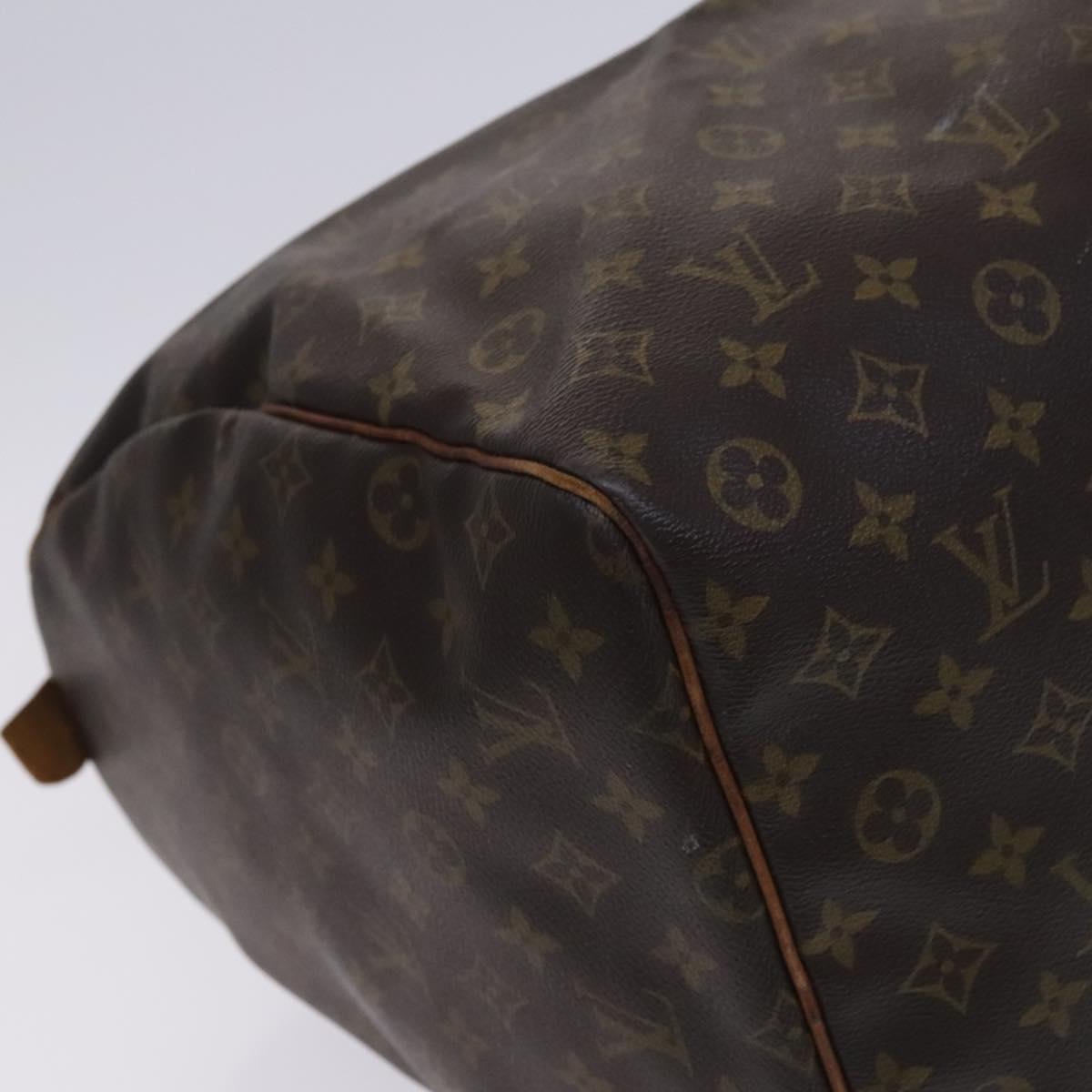 LOUIS VUITTON Monogram Keepall 60 Boston Bag M41422 LV Auth BD1944