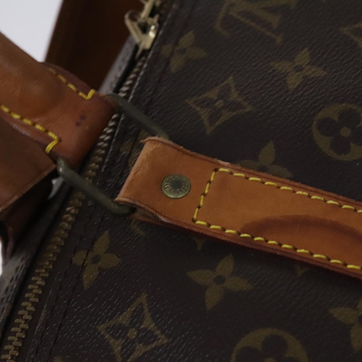 LOUIS VUITTON Monogram Keepall 60 Boston Bag M41422 LV Auth BD1944
