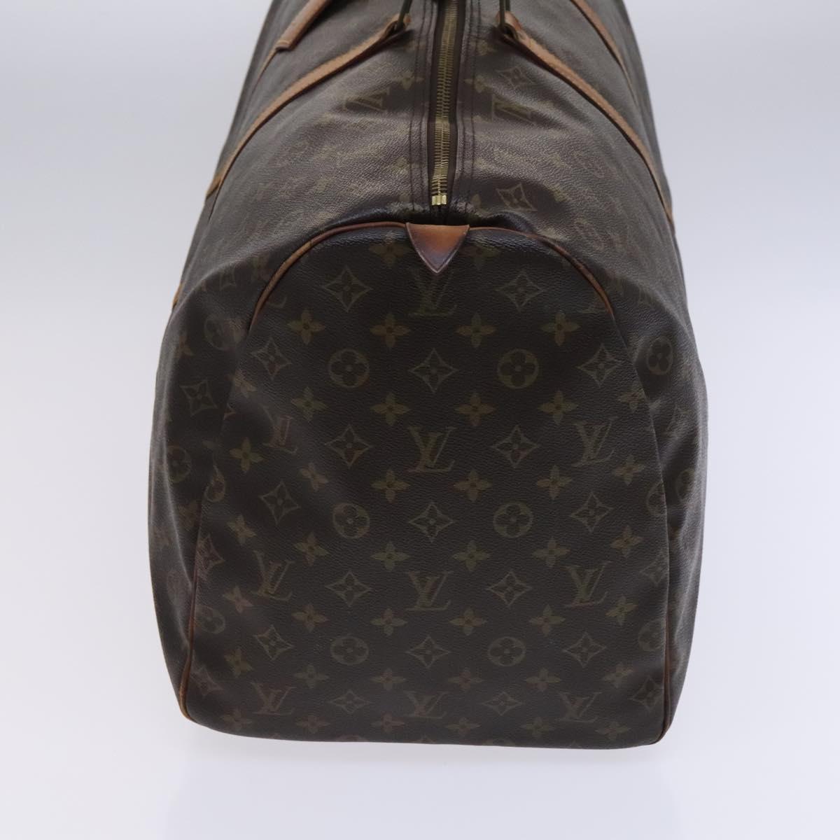 LOUIS VUITTON Monogram Keepall 60 Boston Bag M41422 LV Auth BD1944