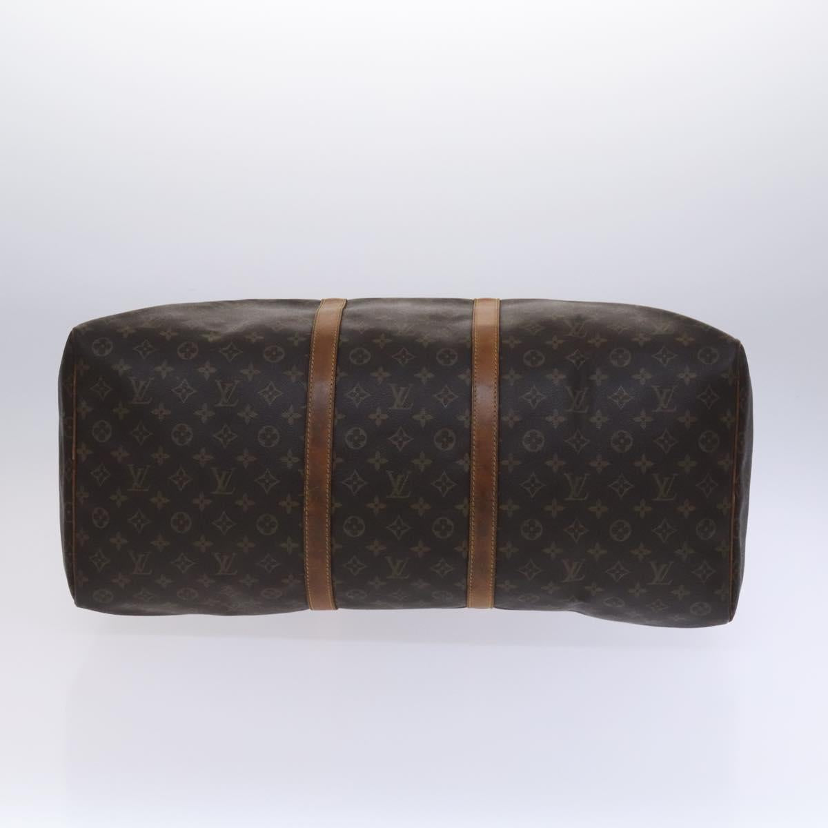 LOUIS VUITTON Monogram Keepall 60 Boston Bag M41422 LV Auth BD1944