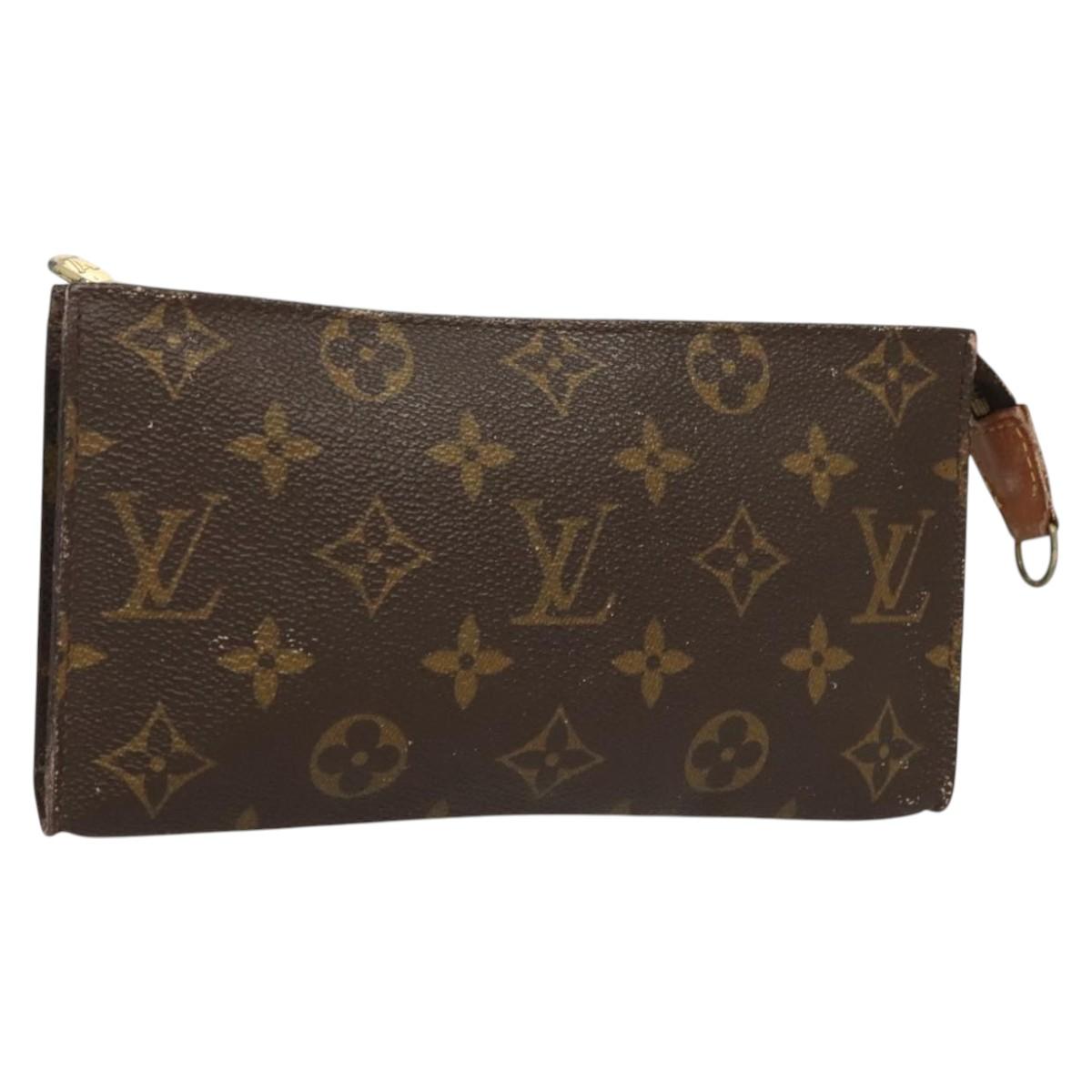 LOUIS VUITTON Monogram Bucket GM Accessory Pouch LV Auth BD2022