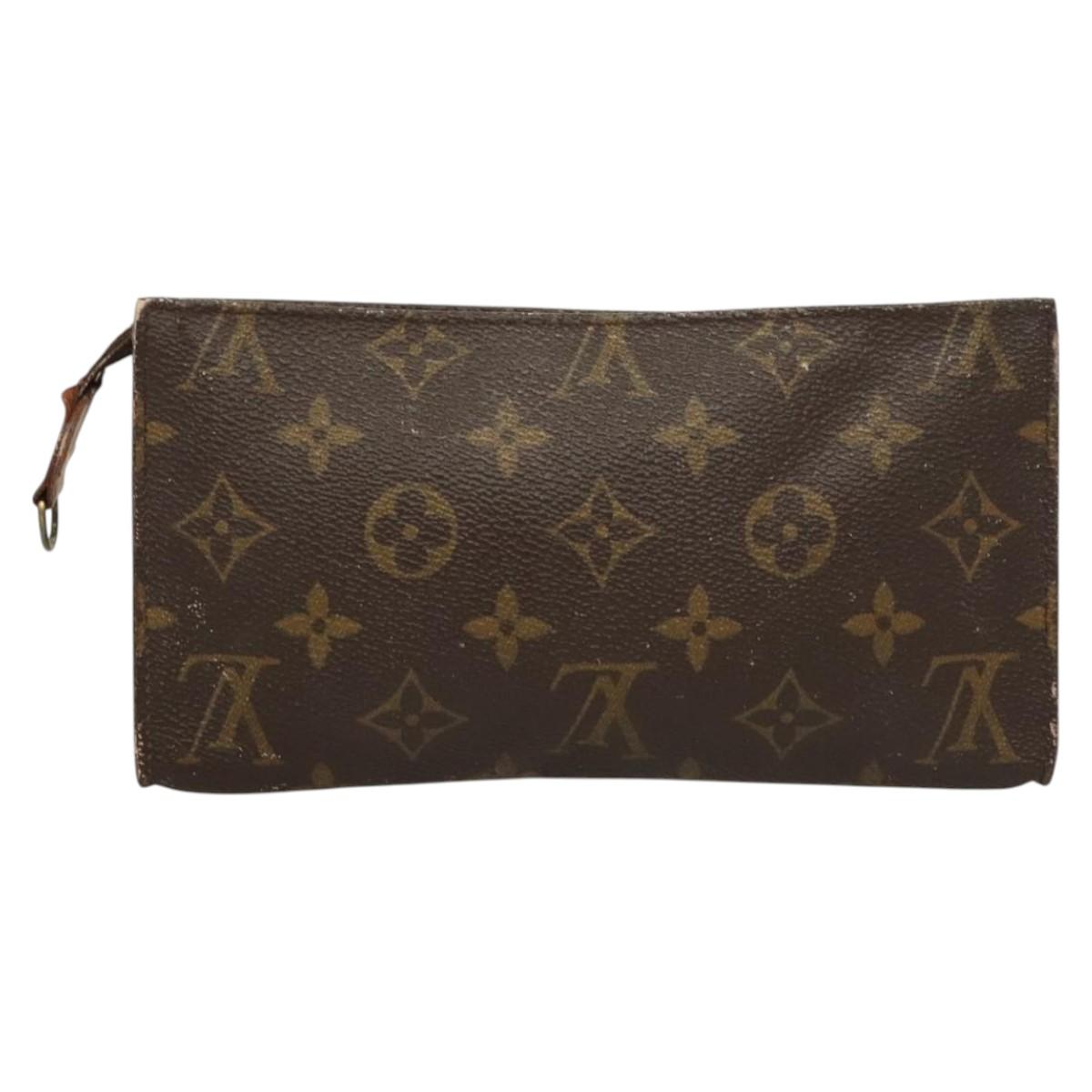 LOUIS VUITTON Monogram Bucket GM Accessory Pouch LV Auth BD2022