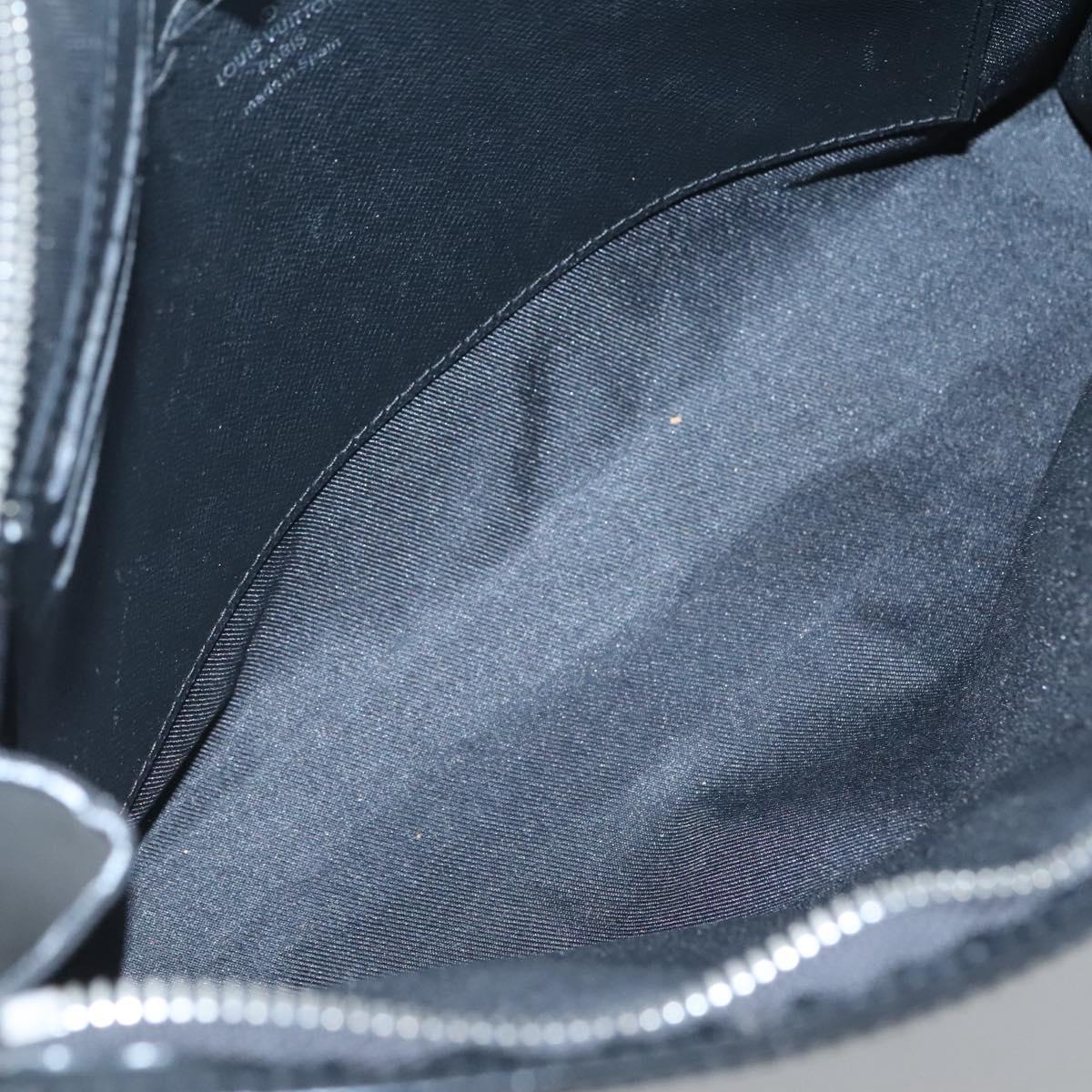 LOUIS VUITTON Monogram Savanna Pochette Voyager MM Clutch Bag White Auth BD2031