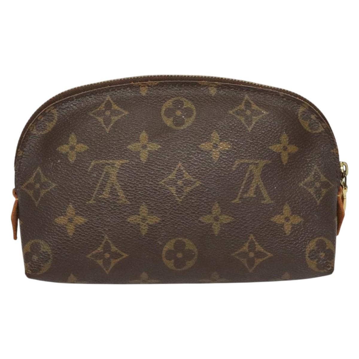 LOUIS VUITTON Monogram Pochette Cosmetic PM Pouch M43998 LV Auth BD2055