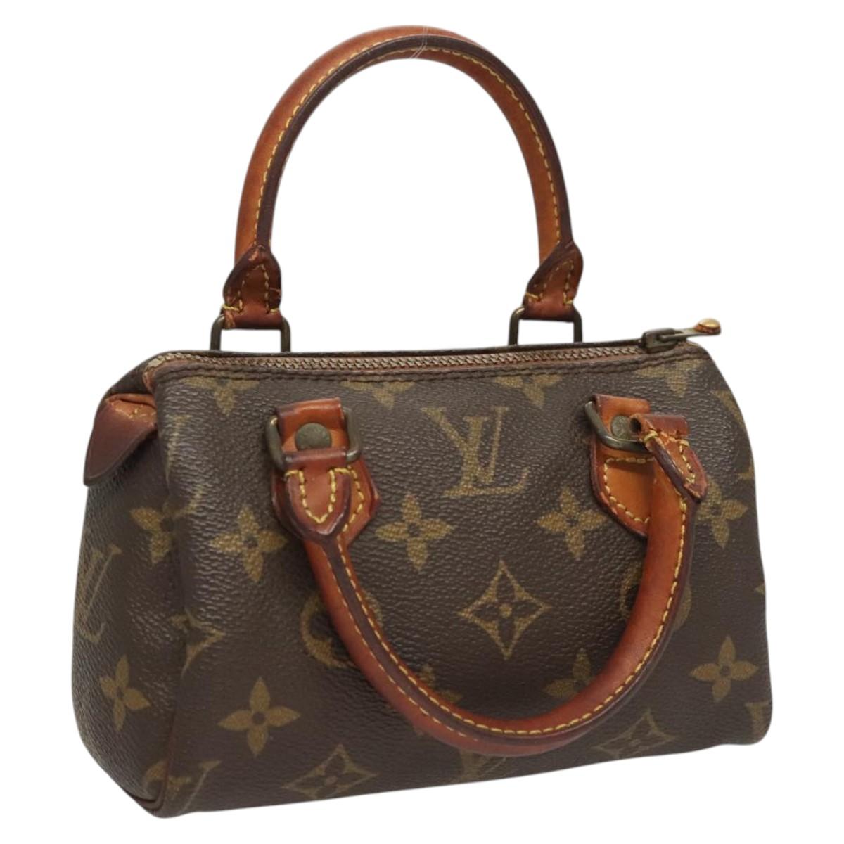 LOUIS VUITTON Monogram Mini Speedy Hand Bag Vintage M41534 LV Auth BD2059