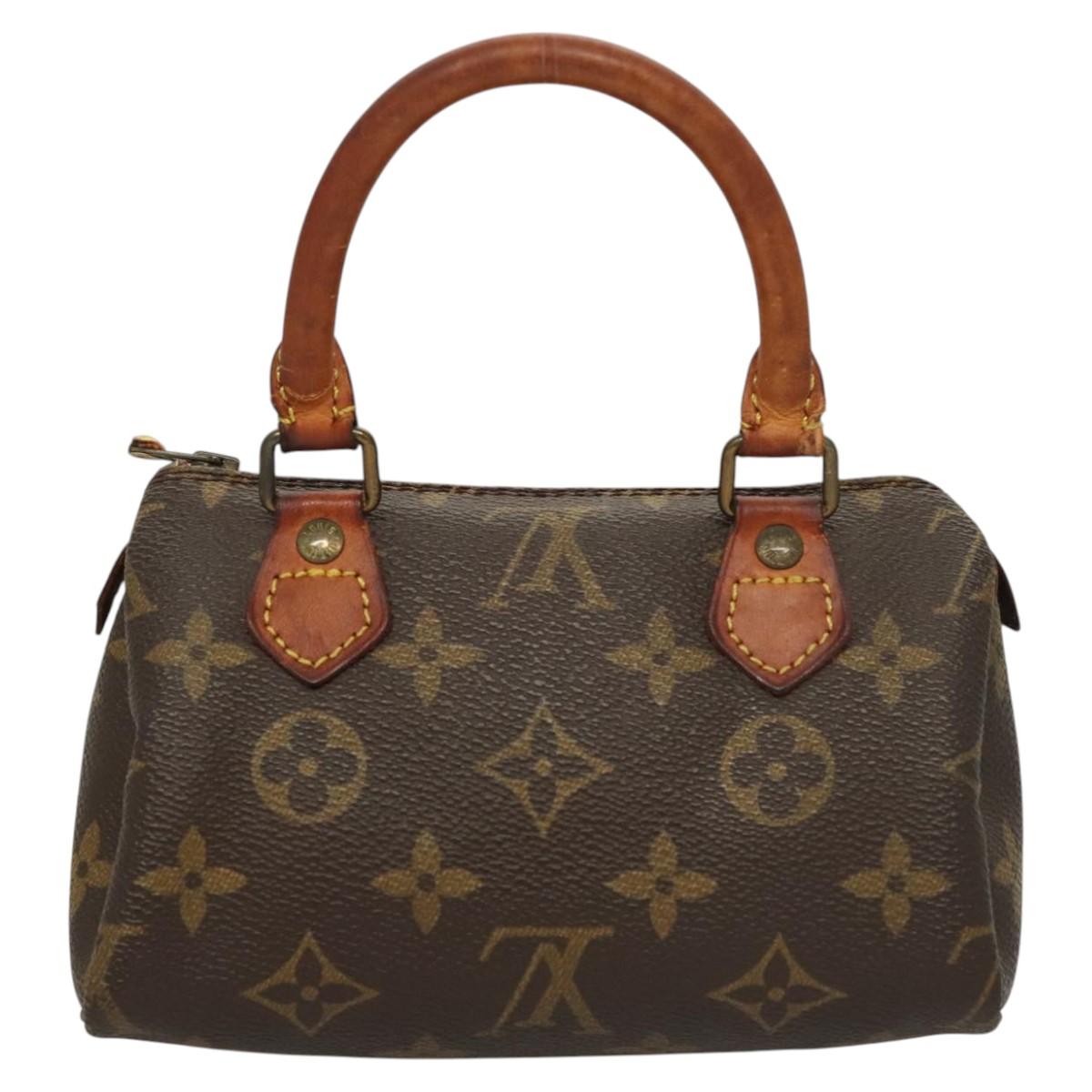 LOUIS VUITTON Monogram Mini Speedy Hand Bag Vintage M41534 LV Auth BD2059