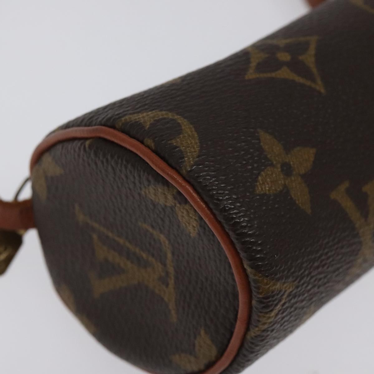 LOUIS VUITTON Monogram Papillon Pouch LV Auth BD2060