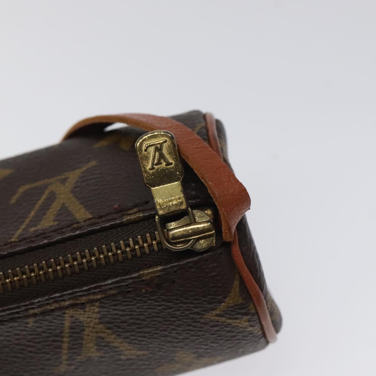 LOUIS VUITTON Monogram Papillon Pouch LV Auth BD2060