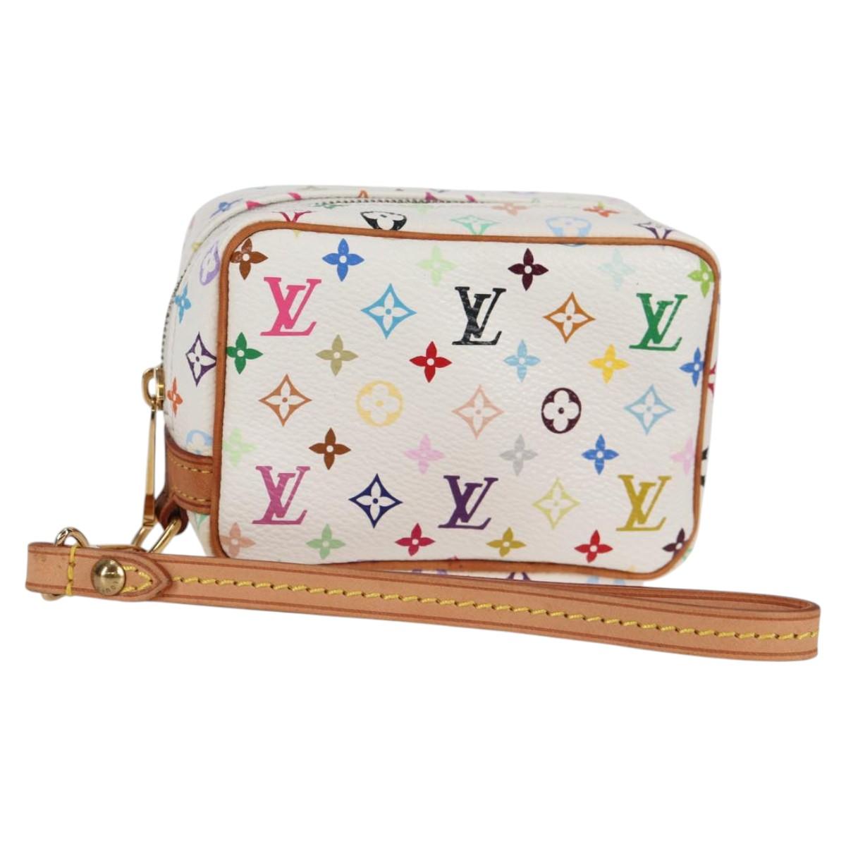 LOUIS VUITTON Monogram Multicolor Trousse Wapity White M58033 LV Auth BD2066AV