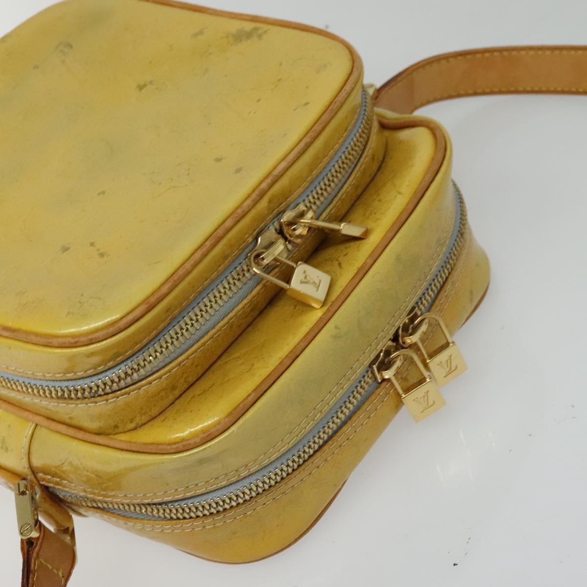 LOUIS VUITTON Monogram Vernis Wooster Shoulder Bag Gris M91036 LV Auth BD2100