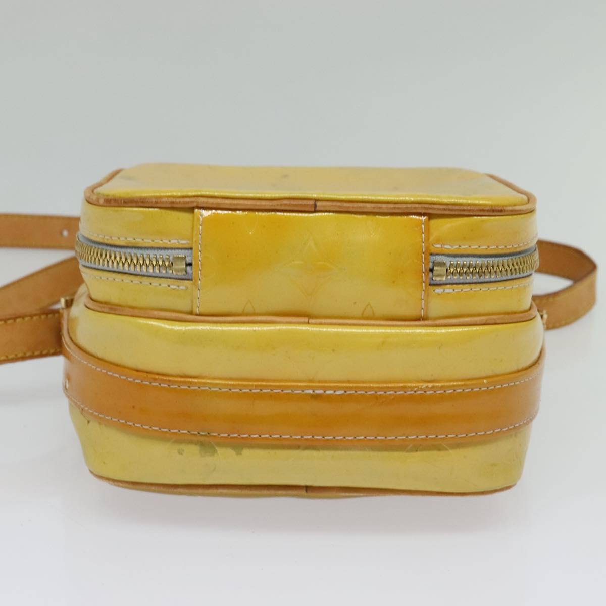 LOUIS VUITTON Monogram Vernis Wooster Shoulder Bag Gris M91036 LV Auth BD2100