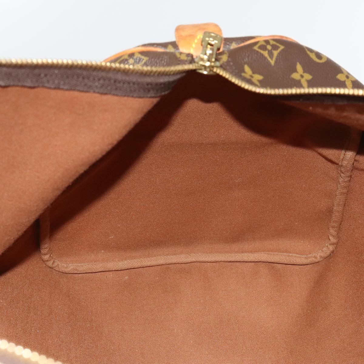 LOUIS VUITTON Monogram Keepall 55 Boston Bag M41424 LV Auth BD2108