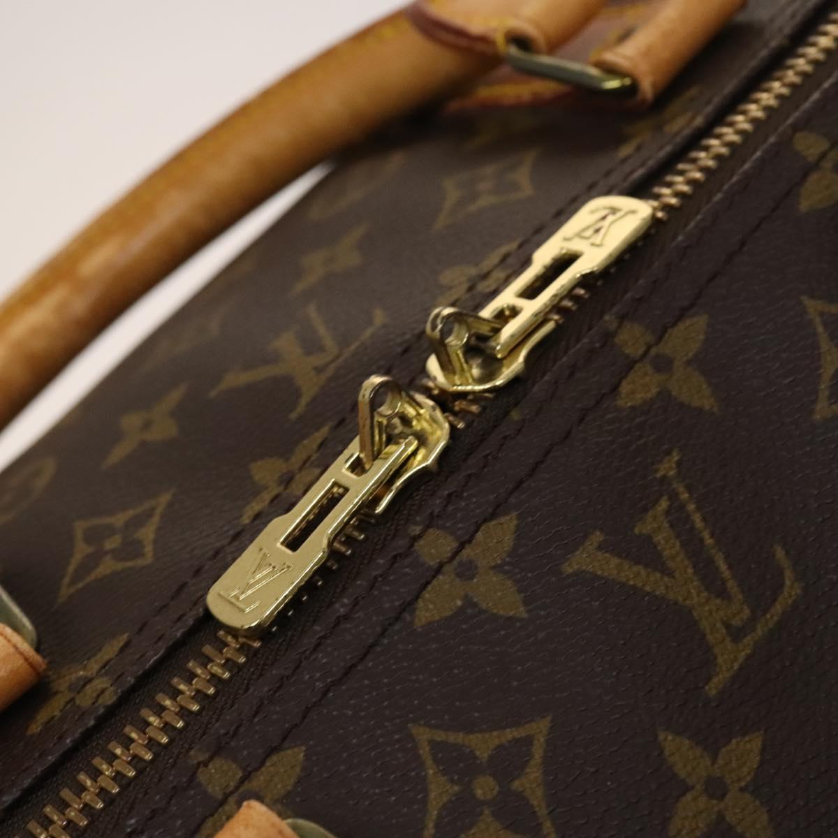 LOUIS VUITTON Monogram Keepall 60 Boston Bag M41422 LV Auth BD2116