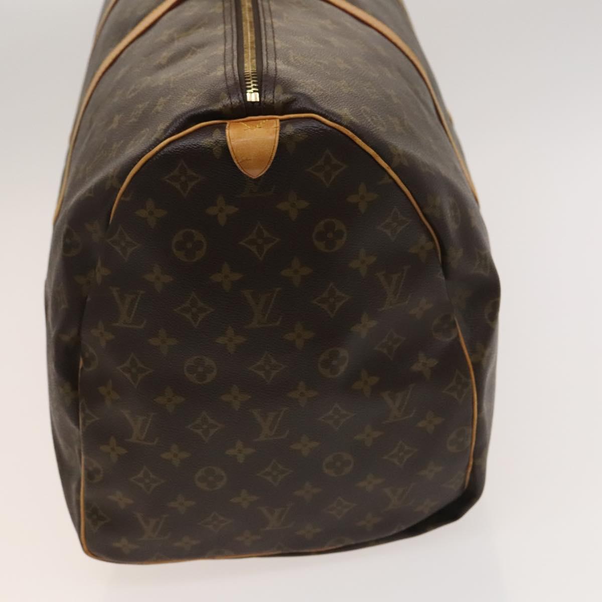 LOUIS VUITTON Monogram Keepall 60 Boston Bag M41422 LV Auth BD2116
