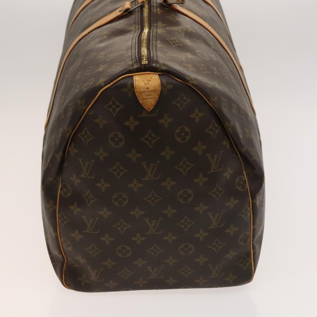 LOUIS VUITTON Monogram Keepall 60 Boston Bag M41422 LV Auth BD2116