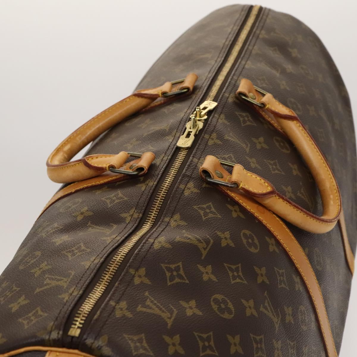 LOUIS VUITTON Monogram Keepall 60 Boston Bag M41422 LV Auth BD2116