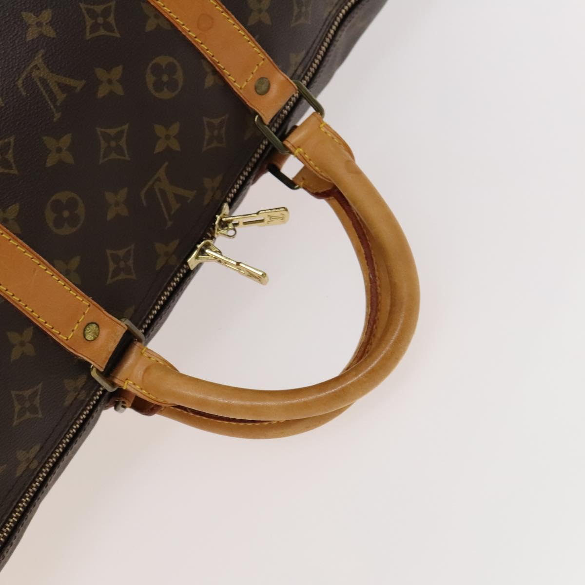 LOUIS VUITTON Monogram Keepall 60 Boston Bag M41422 LV Auth BD2116