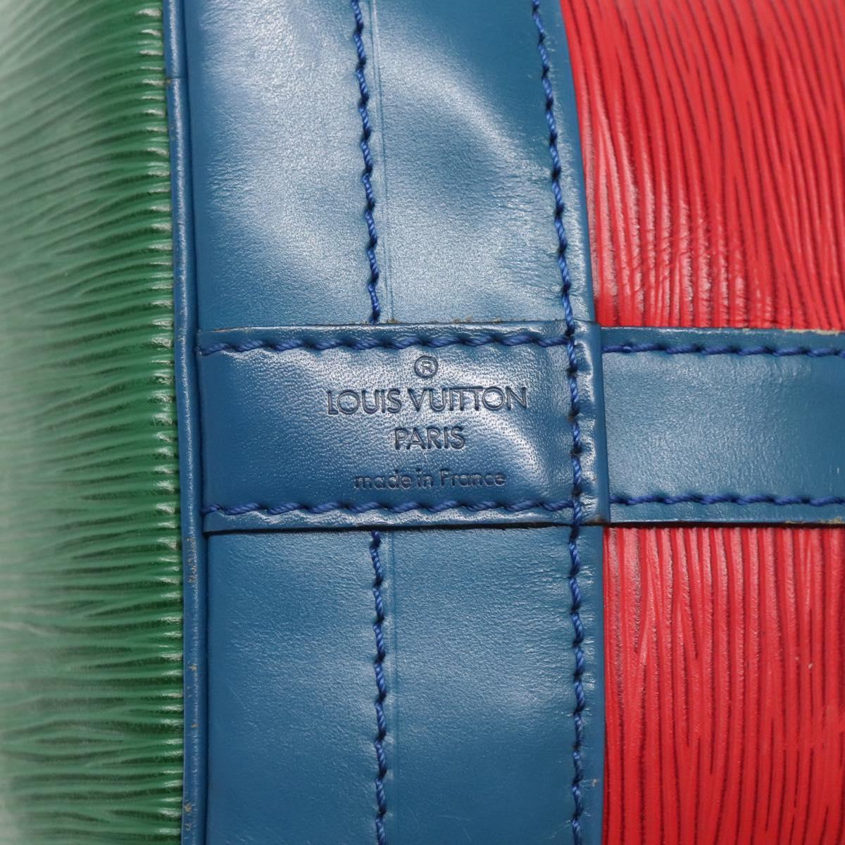 LOUIS VUITTON Epi Toriko Color Noe Bag Red Blue Green M44084 LV Auth BD2182