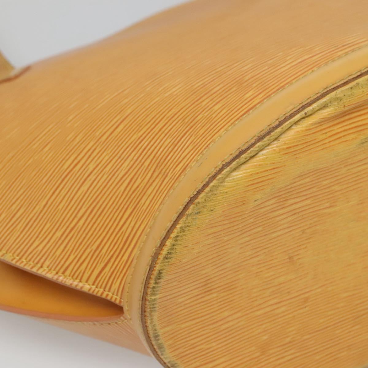LOUIS VUITTON Epi Saint Jacques Shopping Shoulder Bag Yellow M52269 Auth BD2186