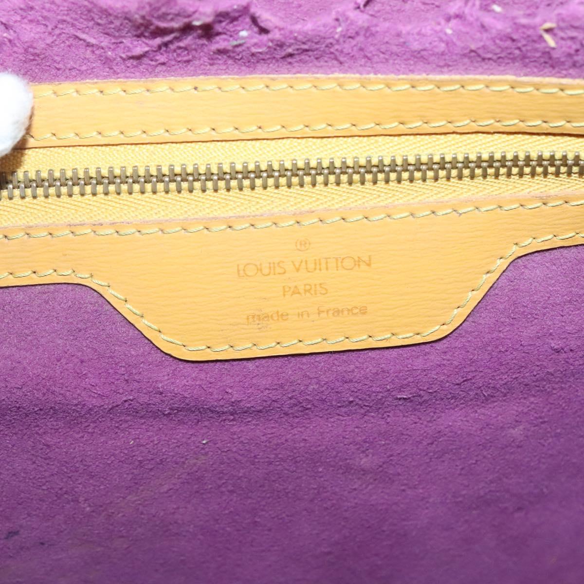 LOUIS VUITTON Epi Saint Jacques Shopping Shoulder Bag Yellow M52269 Auth BD2186