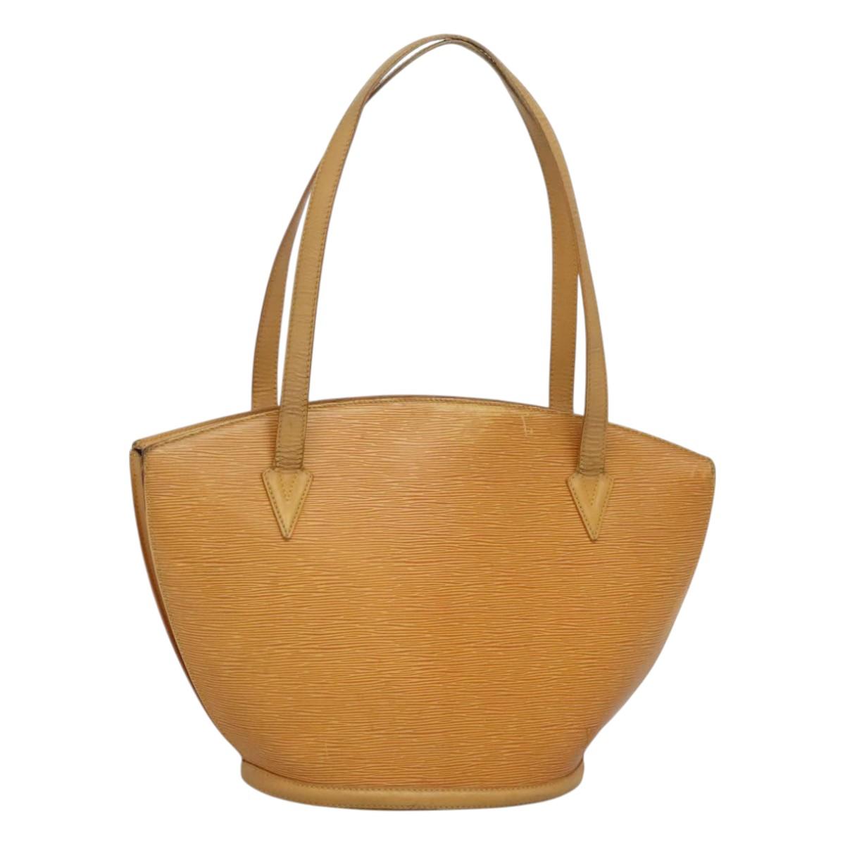 LOUIS VUITTON Epi Saint Jacques Shopping Shoulder Bag Yellow M52269 Auth BD2186