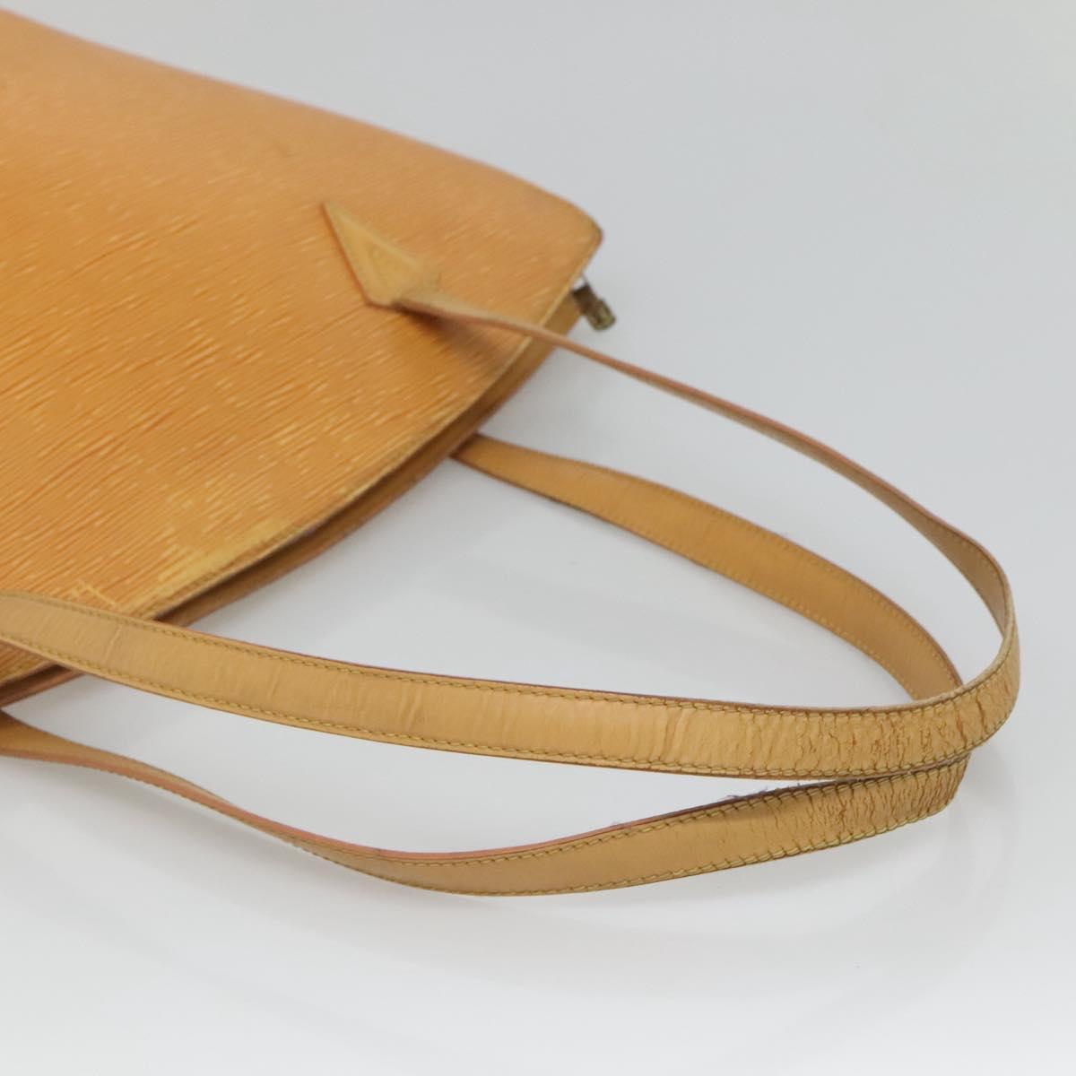 LOUIS VUITTON Epi Saint Jacques Shopping Shoulder Bag Yellow M52269 Auth BD2186