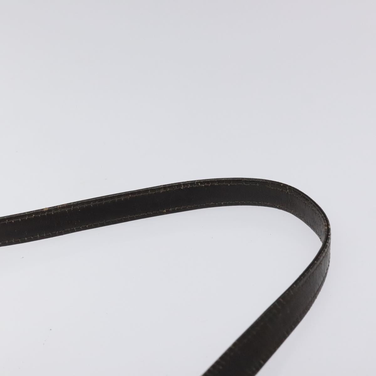 Christian Dior Trotter Canvas Shoulder Bag Brown Auth BD219