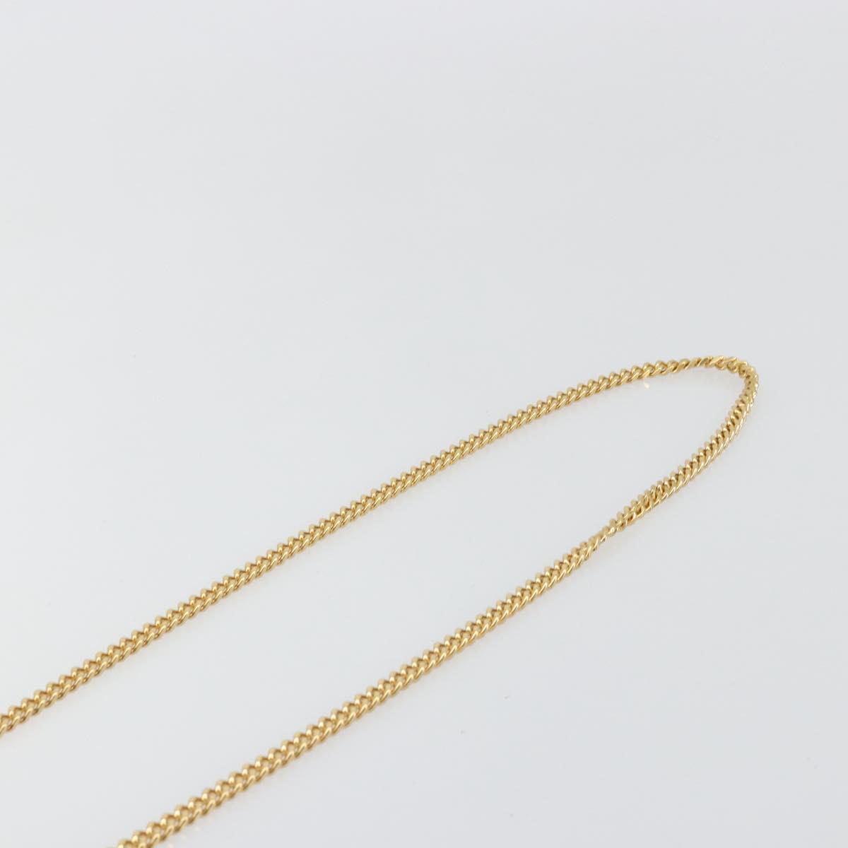 SAINT LAURENT Chain Shoulder Bag Leather Red Gold Auth BD2192M