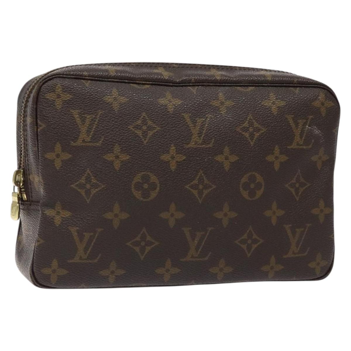 LOUIS VUITTON Monogram Trousse Toilette 23 Clutch Bag M47524 LV Auth BD2197