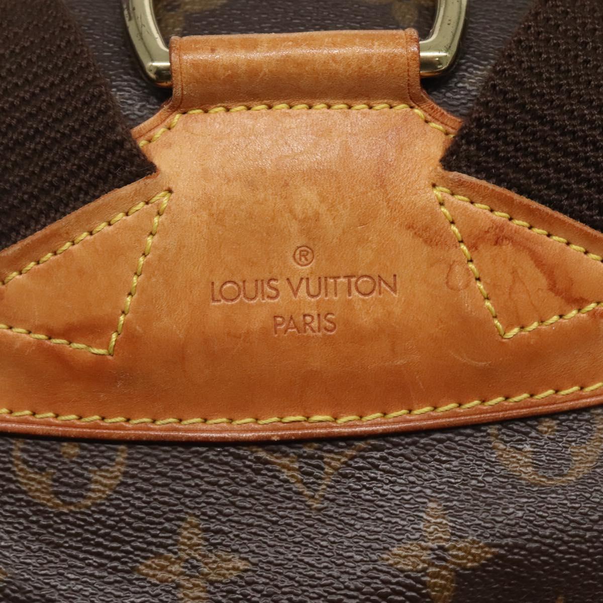 LOUIS VUITTON Monogram Montsouris GM Backpack M51135 LV Auth BD2204