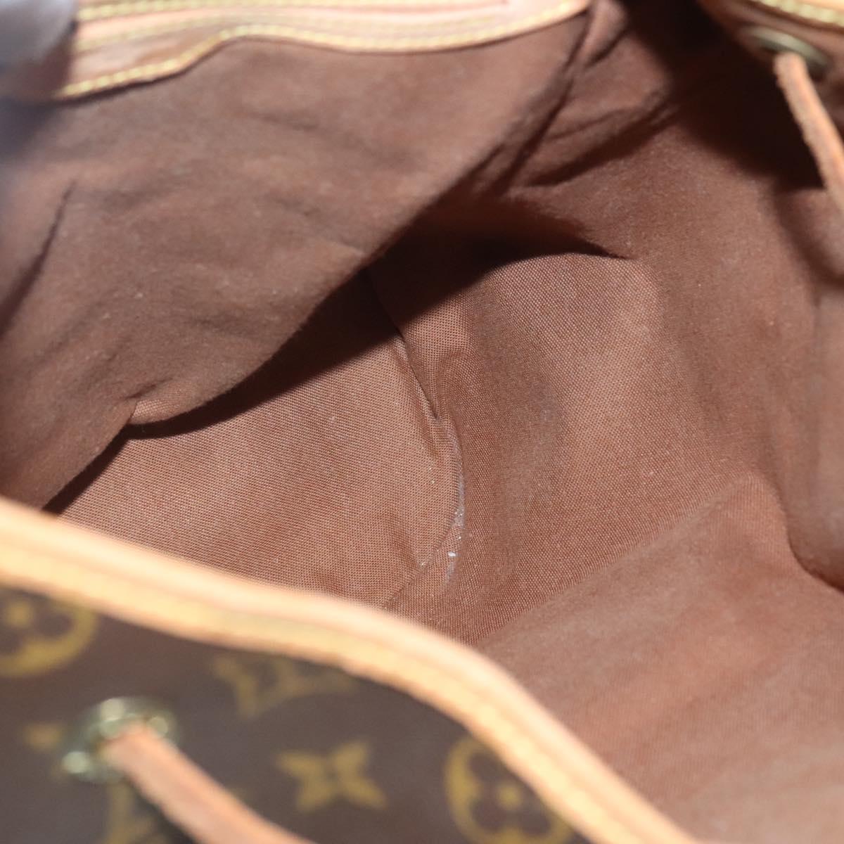 LOUIS VUITTON Monogram Montsouris GM Backpack M51135 LV Auth BD2204