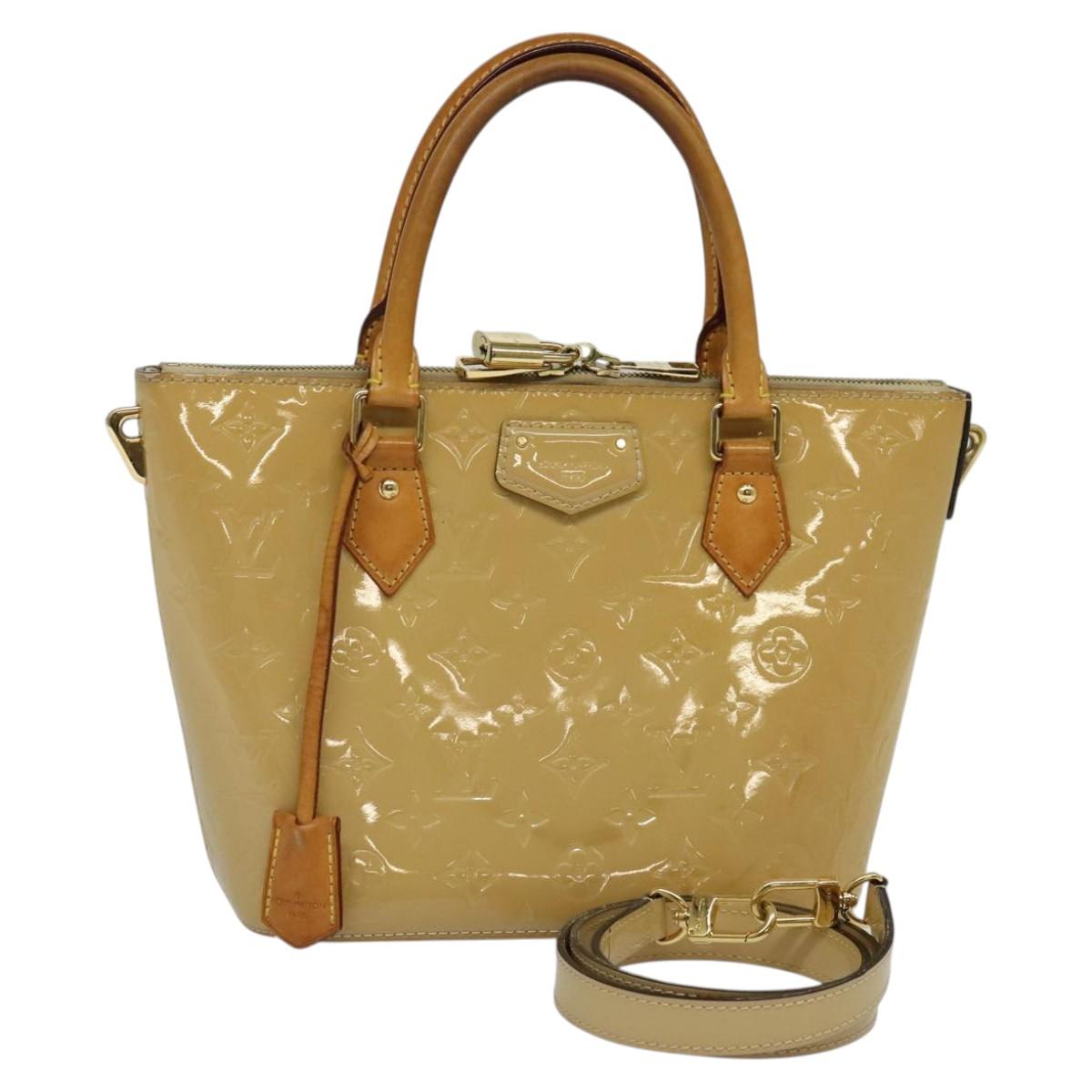LOUIS VUITTON Vernis Montebello PM Hand Bag 2way Dunne M90167 LV Auth BD2221