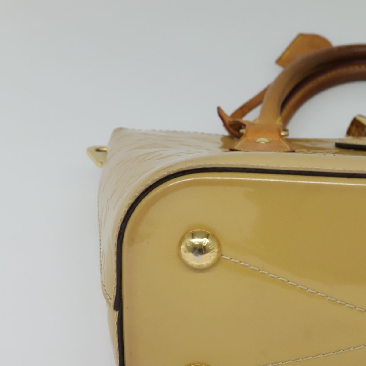 LOUIS VUITTON Vernis Montebello PM Hand Bag 2way Dunne M90167 LV Auth BD2221