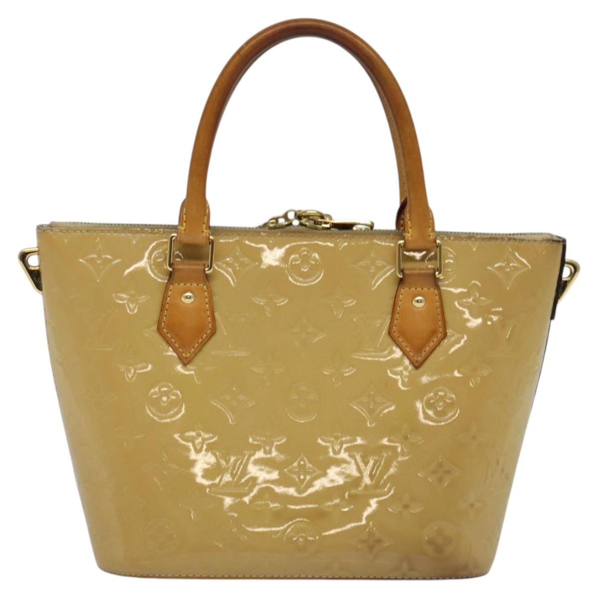 LOUIS VUITTON Vernis Montebello PM Hand Bag 2way Dunne M90167 LV Auth BD2221
