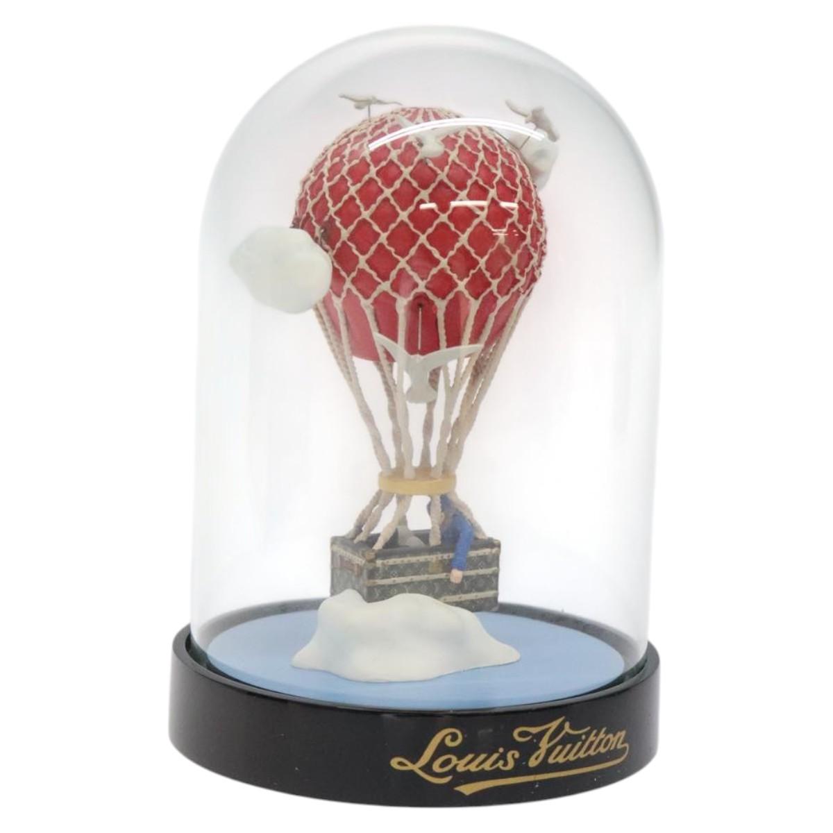 LOUIS VUITTON Snow Globe Balloon VIP Only Clear Red LV Auth BD2254